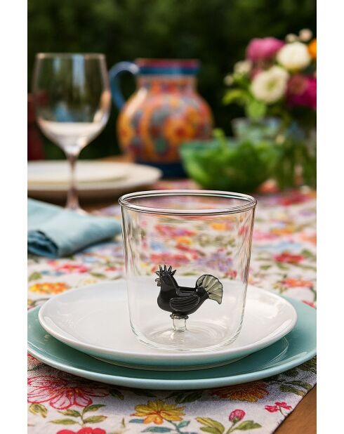 Lot de 6 verres Coco transparent - 93 mm