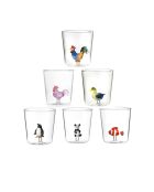 Lot de 6 verres Pet Friends Mix 6 transparent