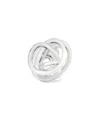 Sculpture Le Nœud de l'amour blanc lait - D.14 cm