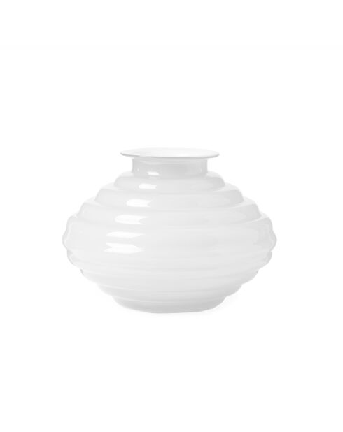 Vase ovale Anelli opale - H.20 x D.28 cm