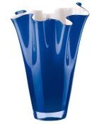 Vase Wave opale/bleu - H.30 cm