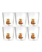 Lot de 6 verres Cioppi transparent - 93 mm