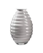 Vase Anelli opale/gris - H.30 cm