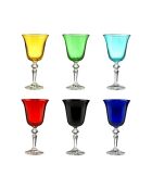 Lot de 6 verres à eau Zaccaria - H.18,5 cm