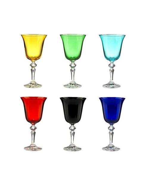 Lot de 6 verres à eau Zaccaria - H.18,5 cm