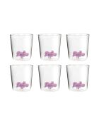 Lot de 6 verres Dodù transparent - 93 mm