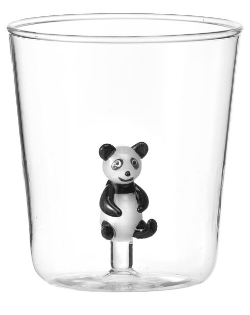 Lot de 6 verres Bambou transparent - 93 mm