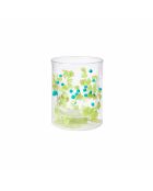 Lot de 6 verres Flovers Pearls vert/turquoise - 10,5 cm