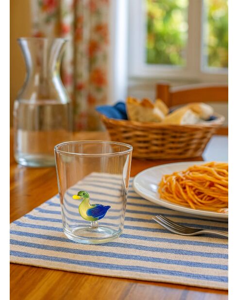 Lot de 6 verres Quaquak transparent - 93 mm