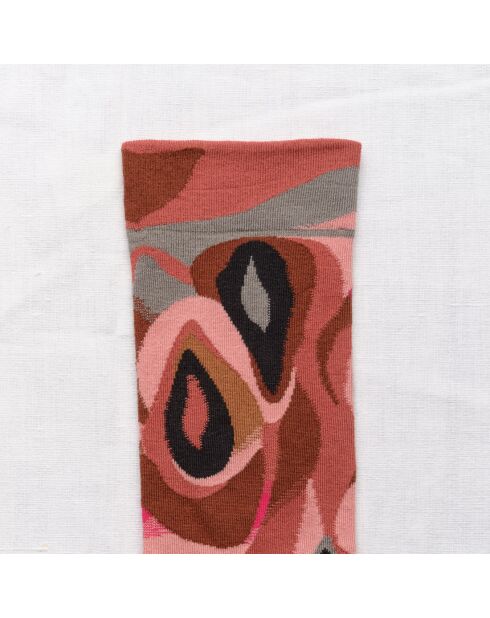 Calze astratte multicolor