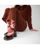 Calze astratte multicolor
