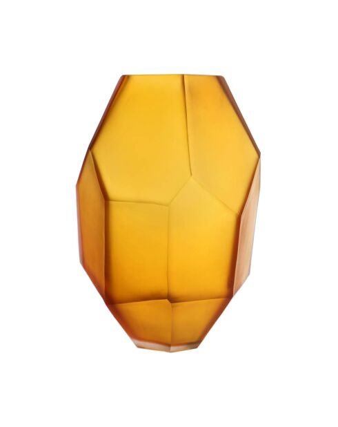 Vase à glace ambre - H. 30 cm
