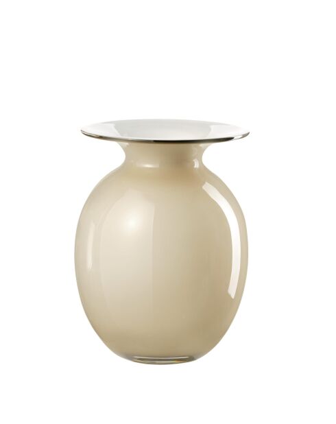 Vase opale fumé - 19 x 25 cm