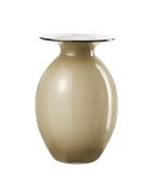 Vase opale fumé - 20 x 29,5 cm