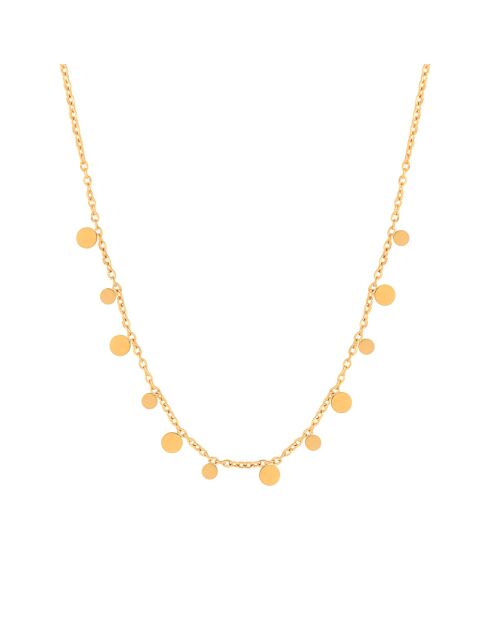 Collar Florence de acero inoxidable dorado