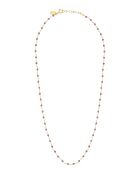Collana Roxana in oro puro oro/viola