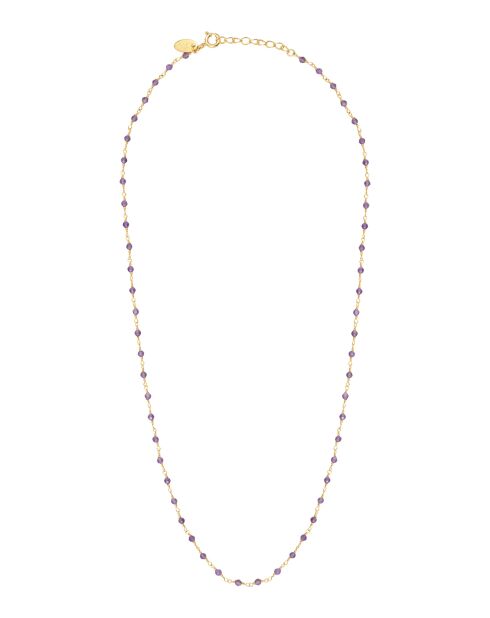 Collana Roxana in oro puro oro/viola