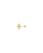 Piercing Croix blanc