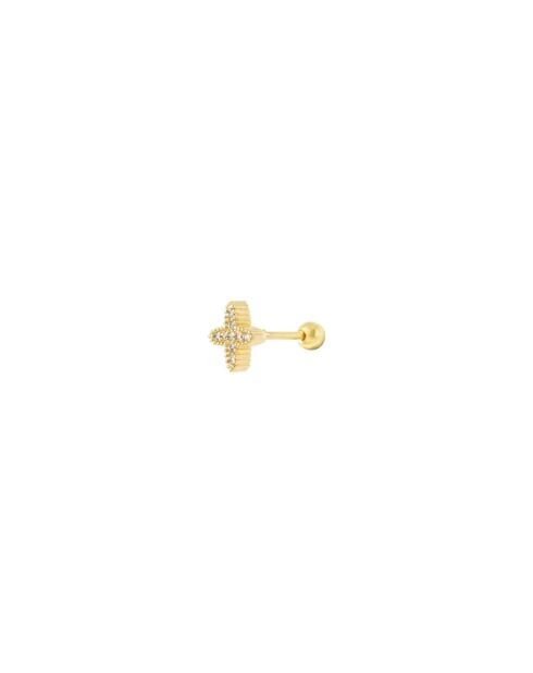 Piercing Croix blanc