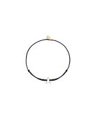 Pulsera de cordón Hollow Star en oro dorado/negro
