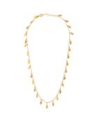 Collar con hojas de oro