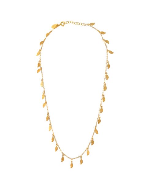 Collana in foglia d'oro