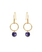 Orecchini Fidji in ottone blu
