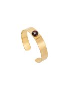 Brazalete minimalista de latón rojo