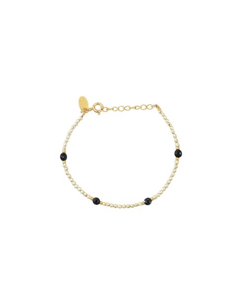 Pulsera Amanté de latón dorado