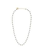 Collana Delhi in ottone nero