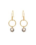 Orecchini Fidji in ottone marrone