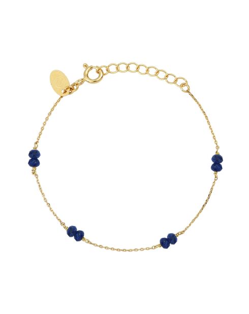 Pulsera Venus de latón azul