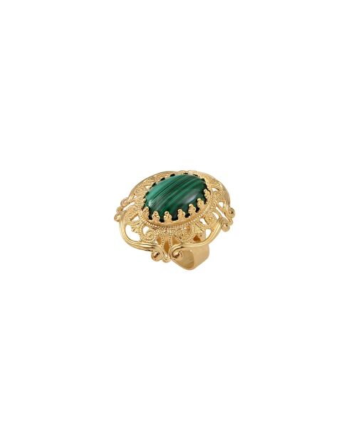 Anillo ajustable Dubarry de latón verde