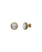 Orecchini da donna in ottone grigio