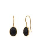 Pendientes Serti de latón negro