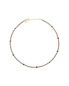 Collana Amanté in ottone marrone