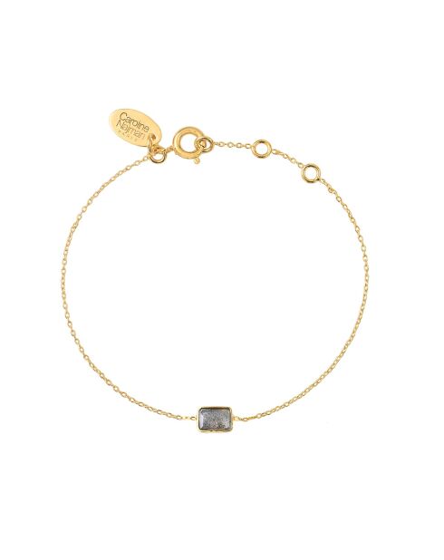 Pulsera Aurore de latón gris