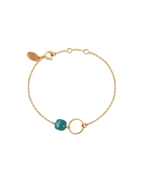 Pulsera Fiji de latón verde