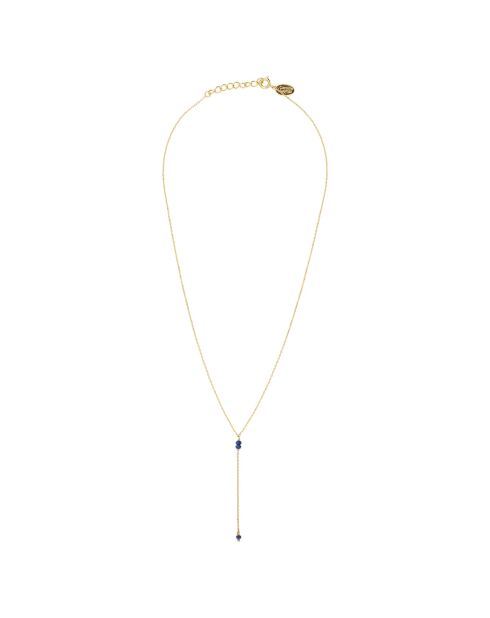 Collar Venus de latón azul