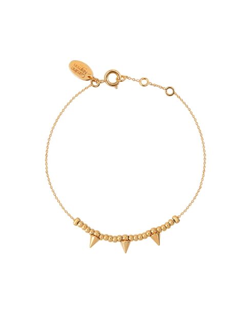Pulsera Phenix de latón dorado