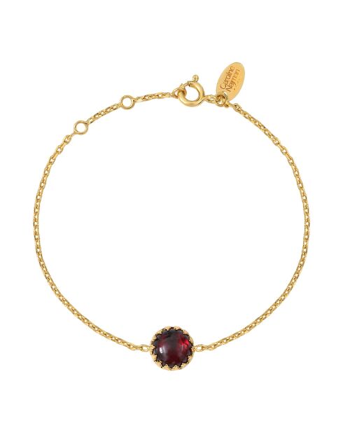 Pulsera Cordelia de latón rojo