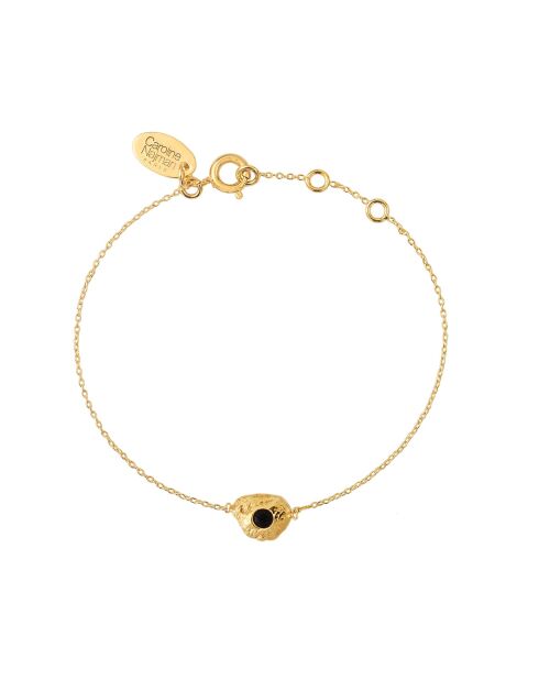 Pulsera de latón negro