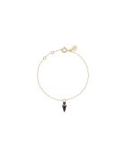 Pulsera Sharp de latón negro