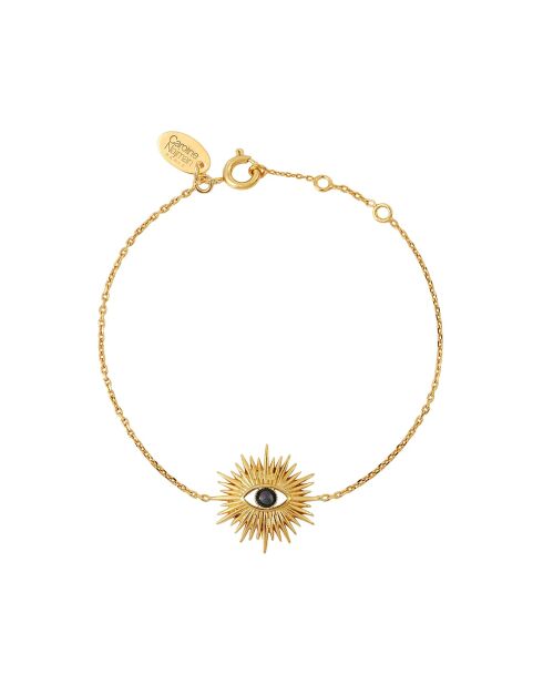 Pulsera Freya de latón gris
