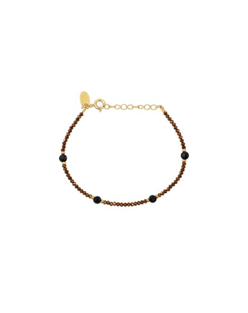 Pulsera Amanté de latón marrón