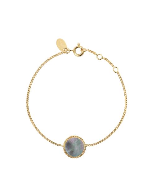 Pulsera de señora de latón gris