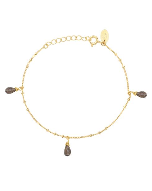 Pulsera Danaé de latón marrón
