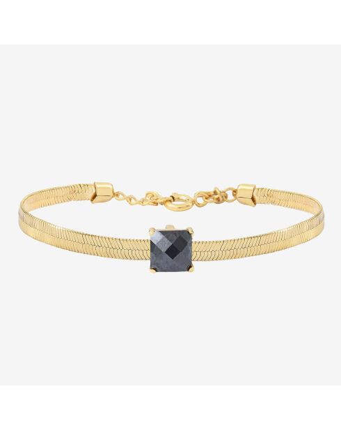 Pulsera Kalista de latón negro