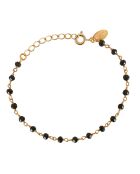 Pulsera Delhi de latón negro