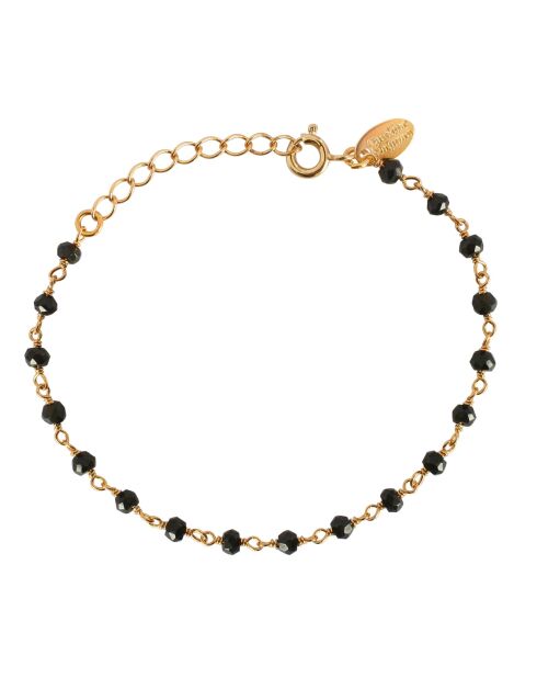Pulsera Delhi de latón negro